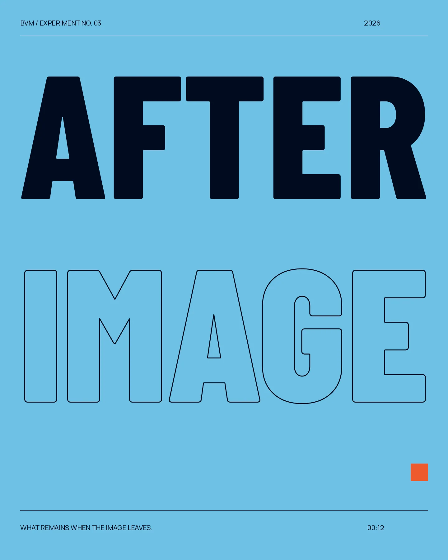 A compressed dark title on a pale blue field.